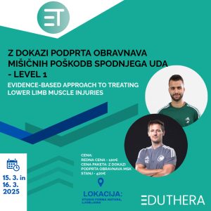 Z DOKAZI PODPRTA OBRAVNAVA MIŠIČNIH POŠKODB SPODNJEGA UDA (Evidence-based approach to treating lower limb muscle injuries)