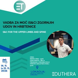 Izobraževanje 1 - vadba za moč zgornjih udov in hrbtenice