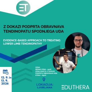 Izobraževanje 4 - Z dokazi podprta obravnava tendinopatij spodnjega uda