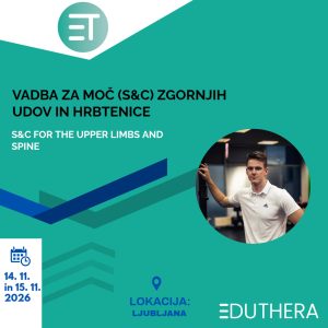 Izobraževanje 1 - vadba za moč zgornjih udov in hrbtenice