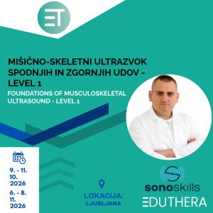 MIŠIČNO-SKELETNI ULTRAZVOK ZGORNJIH IN SPODNJIH UDOV – LEVEL 1