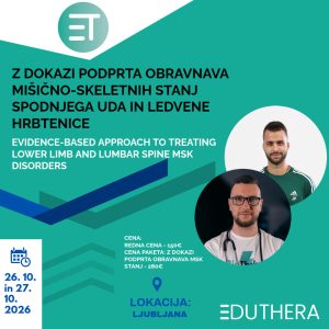 Edukacija 2: Spodnji ud in ledvena hrbtenica